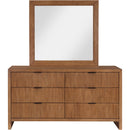 Meridian Fairfax Walnut Dresser IMAGE 4