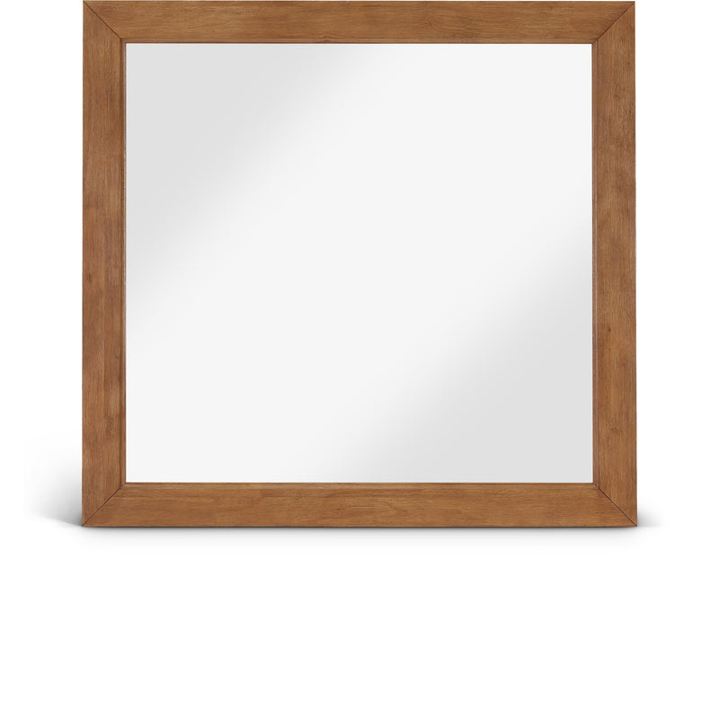 Meridian Fairfax Walnut Mirror IMAGE 1