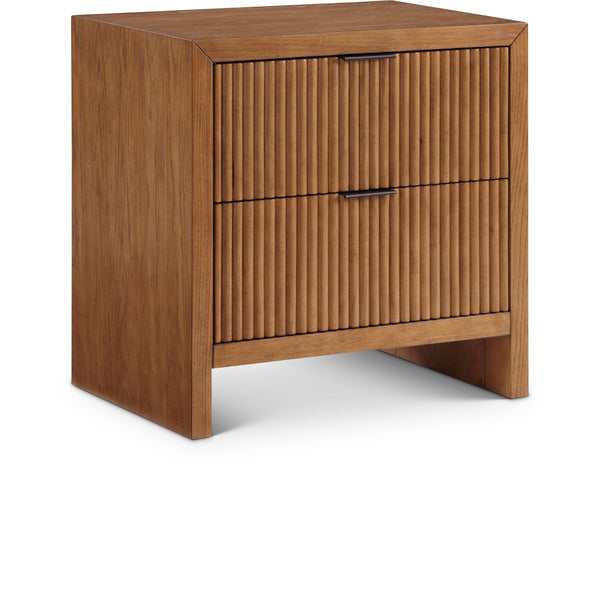 Meridian Fairfax Walnut Night Stand IMAGE 1