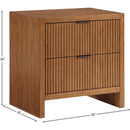 Meridian Fairfax Walnut Night Stand IMAGE 9