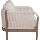 Meridian Maui Cream Water Resistant Fabric Outdoor Patio Chair IMAGE 5