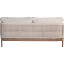 Meridian Maui Cream Water Resistant Fabric Outdoor Patio Loveseat IMAGE 4