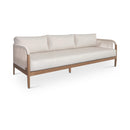 Meridian Maui Cream Water Resistant Fabric Outdoor Patio Sofa IMAGE 1