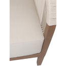 Meridian Maui Cream Water Resistant Fabric Outdoor Patio Sofa IMAGE 6