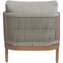 Meridian Maui Grey Water Resistant Fabric Outdoor Patio Chair IMAGE 4