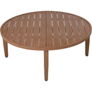 Meridian Maui Natural Outdoor Patio Coffee Table IMAGE 4