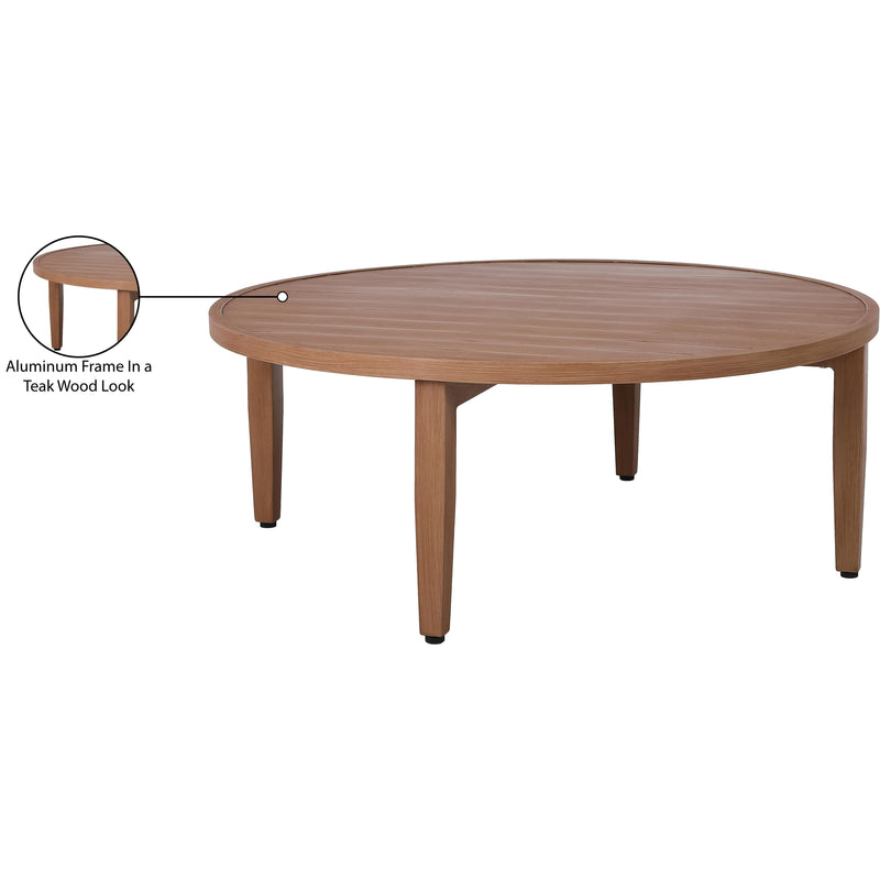 Meridian Maui Natural Outdoor Patio Coffee Table IMAGE 6