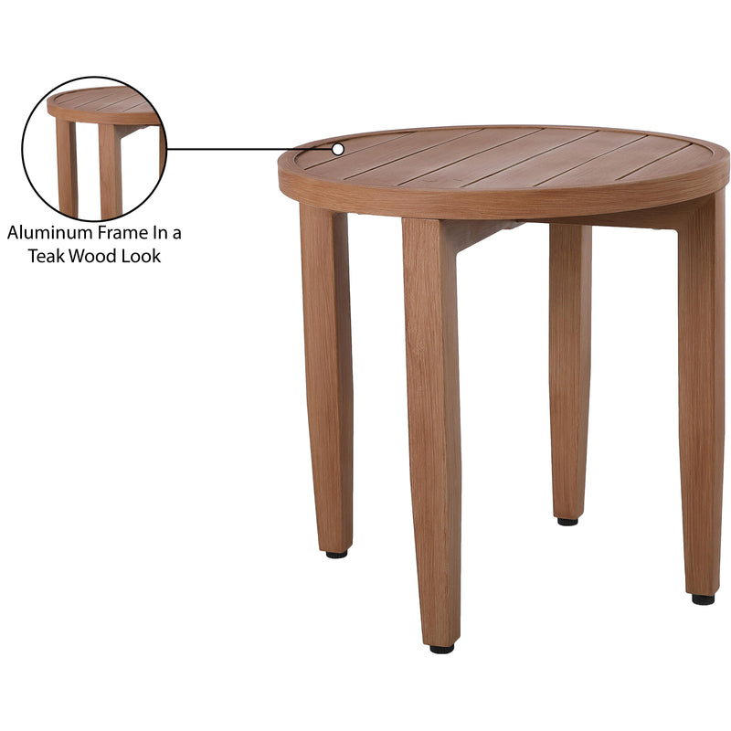 Meridian Maui Natural Outdoor Patio End Table IMAGE 6