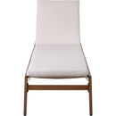 Meridian Maui Cream Water Resistant Fabric Outdoor Patio Lounger IMAGE 5