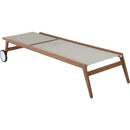 Meridian Maui Grey Water Resistant Fabric Outdoor Patio Lounger IMAGE 10