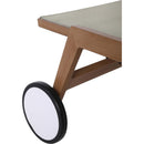 Meridian Maui Grey Water Resistant Fabric Outdoor Patio Lounger IMAGE 18