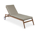 Meridian Maui Grey Water Resistant Fabric Outdoor Patio Lounger IMAGE 1