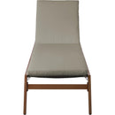 Meridian Maui Grey Water Resistant Fabric Outdoor Patio Lounger IMAGE 5