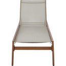 Meridian Maui Grey Water Resistant Fabric Outdoor Patio Lounger IMAGE 6