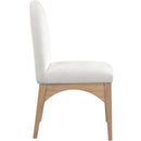 Meridian Waldorf Cream Chenille Fabric Dining Chair IMAGE 5