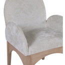 Meridian Waldorf Grey Chenille Fabric Dining Chair IMAGE 7