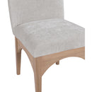 Meridian Waldorf Grey Chenille Fabric Dining Chair IMAGE 7