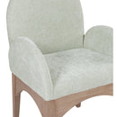 Meridian Waldorf Mint Chenille Fabric Dining Chair IMAGE 7