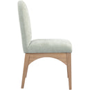 Meridian Waldorf Mint Chenille Fabric Dining Chair IMAGE 5
