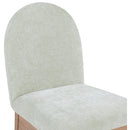 Meridian Waldorf Mint Chenille Fabric Dining Chair IMAGE 6