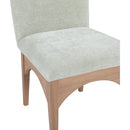 Meridian Waldorf Mint Chenille Fabric Dining Chair IMAGE 7