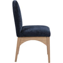 Meridian Waldorf Navy Chenille Fabric Dining Chair IMAGE 5
