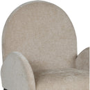 Meridian Waldorf Beige Chenille Fabric Dining Chair IMAGE 6