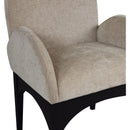 Meridian Waldorf Beige Chenille Fabric Dining Chair IMAGE 7