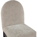 Meridian Waldorf Beige Chenille Fabric Dining Chair IMAGE 7