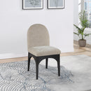 Meridian Waldorf Beige Chenille Fabric Dining Chair IMAGE 8