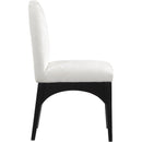 Meridian Waldorf Cream Chenille Fabric Dining Chair IMAGE 5