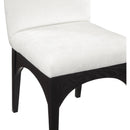 Meridian Waldorf Cream Chenille Fabric Dining Chair IMAGE 6
