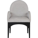Meridian Waldorf Grey Chenille Fabric Dining Chair IMAGE 4