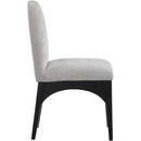 Meridian Waldorf Grey Chenille Fabric Dining Chair IMAGE 5