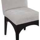 Meridian Waldorf Grey Chenille Fabric Dining Chair IMAGE 6