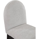 Meridian Waldorf Grey Chenille Fabric Dining Chair IMAGE 7