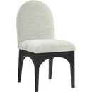 Meridian Waldorf Mint Chenille Fabric Dining Chair IMAGE 3