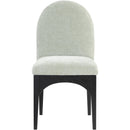Meridian Waldorf Mint Chenille Fabric Dining Chair IMAGE 4