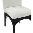 Meridian Waldorf Mint Chenille Fabric Dining Chair IMAGE 6