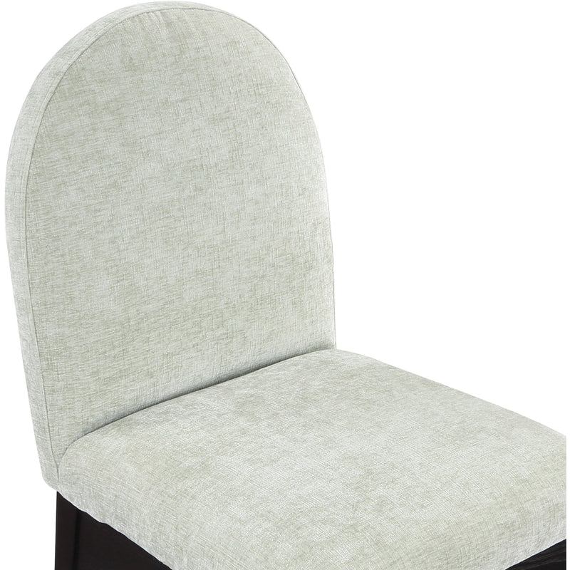 Meridian Waldorf Mint Chenille Fabric Dining Chair IMAGE 7