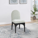 Meridian Waldorf Mint Chenille Fabric Dining Chair IMAGE 8