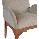 Meridian Waldorf Beige Chenille Fabric Dining Chair IMAGE 7