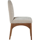 Meridian Waldorf Beige Chenille Fabric Dining Chair IMAGE 5