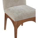 Meridian Waldorf Beige Chenille Fabric Dining Chair IMAGE 6