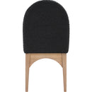 Meridian Waldorf Black Boucle Fabric Dining Chair IMAGE 2