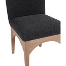 Meridian Waldorf Black Boucle Fabric Dining Chair IMAGE 7