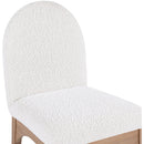 Meridian Waldorf Cream Boucle Fabric Dining Chair IMAGE 6