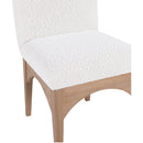 Meridian Waldorf Cream Boucle Fabric Dining Chair IMAGE 7