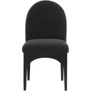 Meridian Waldorf Black Boucle Fabric Dining Chair IMAGE 4