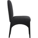 Meridian Waldorf Black Boucle Fabric Dining Chair IMAGE 5